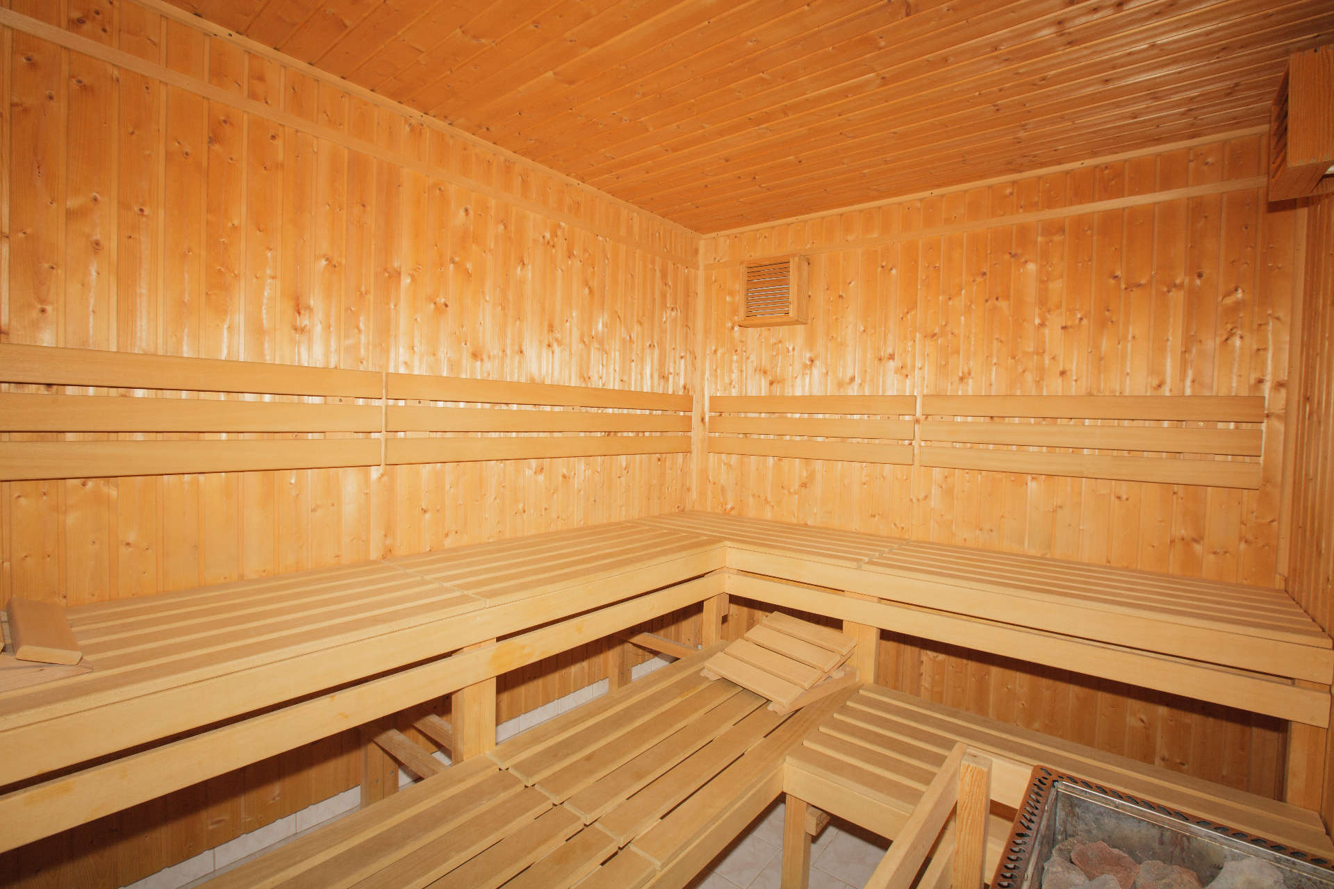 Prostory sauny – Pension Sport Poděbrady